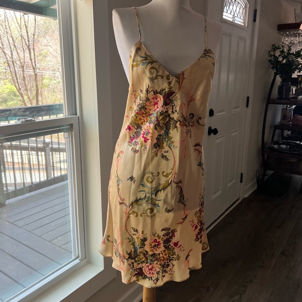 Victoria's Secret Silk Floral Slip Dress - Picture 3 of 13